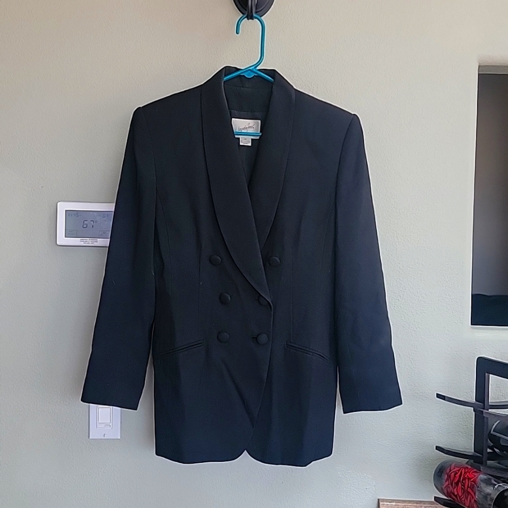 Jacqueline Ferrar Black Women's Blazer Size 10